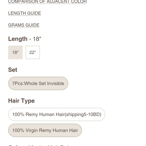 Endaring invisible clip in hair extensions - Picture 2 of 8